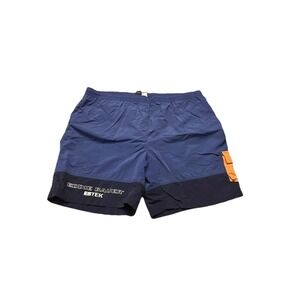 VTG Eddie Bauer EBTEK Men's L Blue Orange Shorts Swimming Trunks CA00665 WPL9647